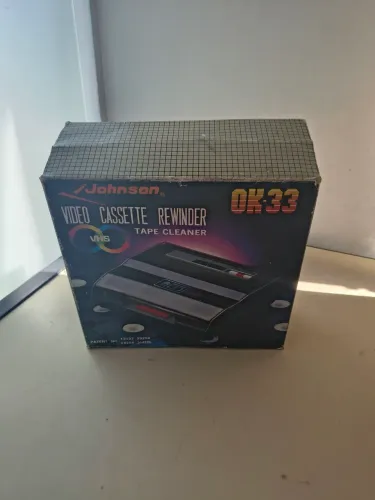 rebobinador e limpador de fita de vídeo VHS