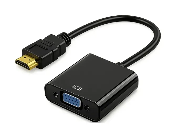 Adaptador Hdmi para Vga Conversor de Vídeo para Monitor Projetor Tv