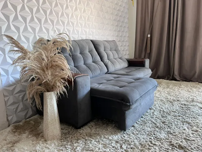 Maravilhoso Sofá Retrátil e Reclinável 2,30 M - Estilo e Conforto