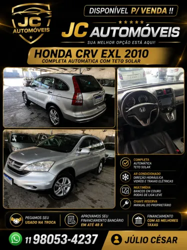 Honda CR-V EXL 2.0 16V 4wd/2.0 Flexone Aut. 2010
