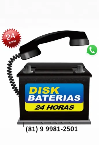 Bateria automotiva atendimento 24 Horas 