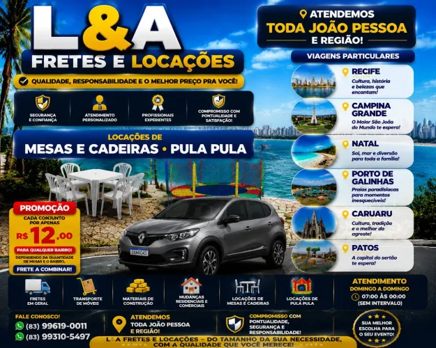 Promoção de aluguel