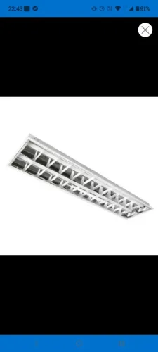 7 Luminaria td para 2 lapadas LD 1,25 mt a unidade.