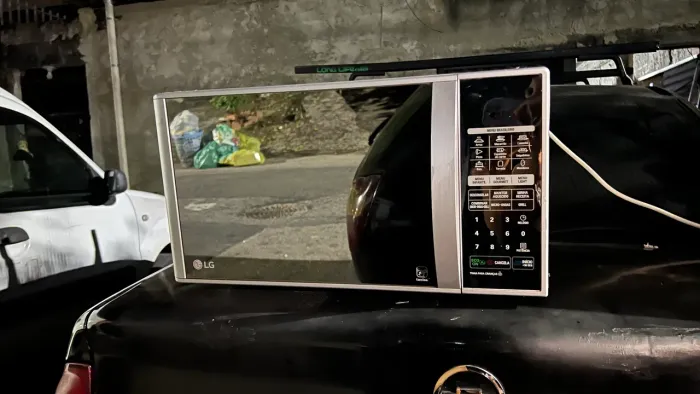 Vendo microondas com função grills