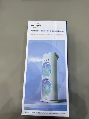 Ventilador duplo com pulverizador