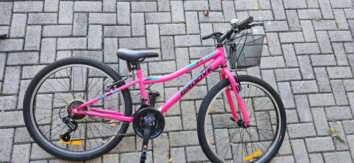 Bicicleta Infantil GROOVE ARO 24 feminina rosa