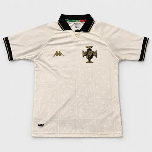 Camisa Vasco 2022/23 Origens Cruzmaltinas - Off-White e Dourado - Tamanho M