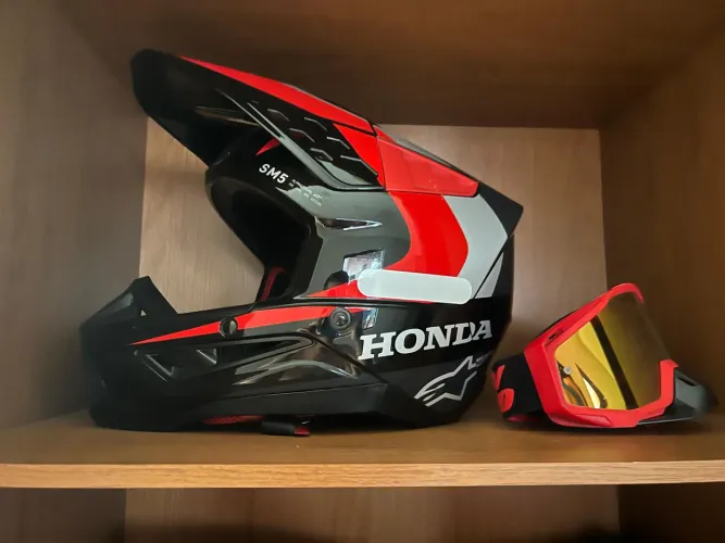 Capacete alpinestars Honda n58 trilha
