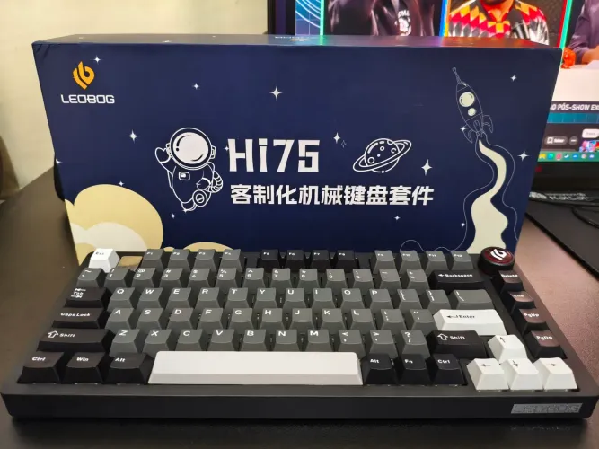 Teclado mecânico LEOBOG Hi75 em alumínio (wired)