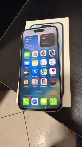 iPhone 15 azul 128g - novinho