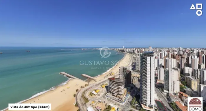 Apartamento vista mar! | Domo| 400m2| Meireles