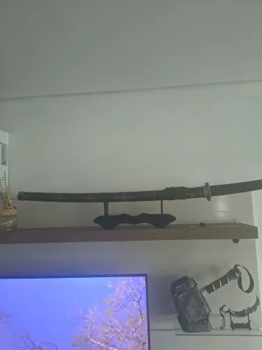 Coleção de anime e katana