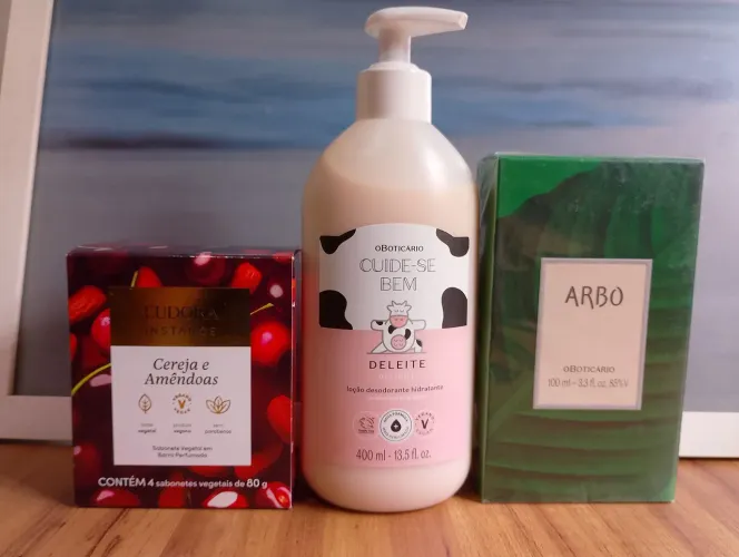 Combo boticário 3 produtos