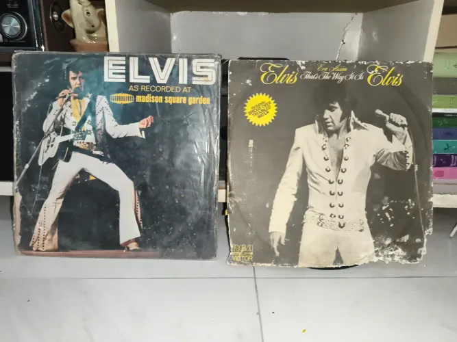Disco de vinil Elvis Presley duas unidades