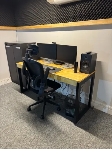 Mesa para setup gamer escritório estúdio