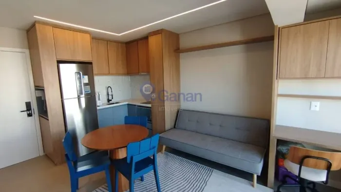 Apartamento com 1 dormitório para alugar, 34 m² por R$ 5.782,01/mês - Moema - São Paulo/SP