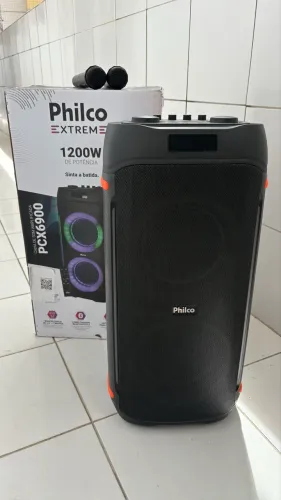 Caixa de Som Philco Extreme 1200W Connection Tws Pcx6900