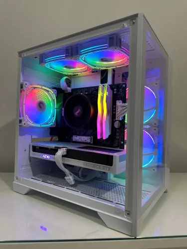 PC Gamer RTX 5060Ti B550 Aorus Ryzen 5 5600 16GB DDR4 SSD 1TB Fonte 850w GOLD - HagelTech
