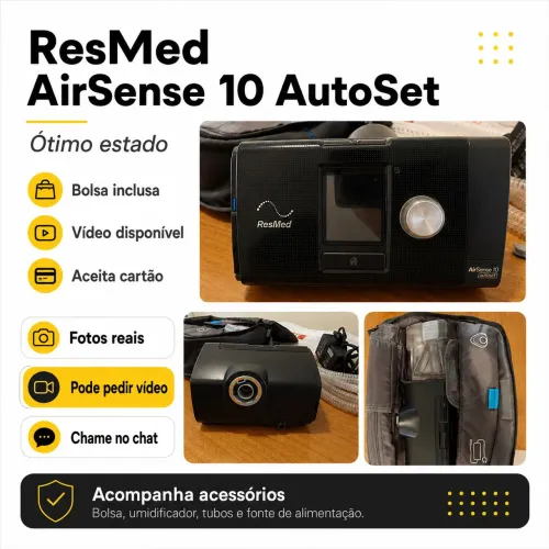 CPAP ResMed AirSense 10 AutoSet + Umidificador Completo