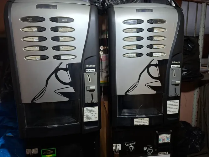 04 Máquinas Vending - Saeco Rubino 200 Usadas