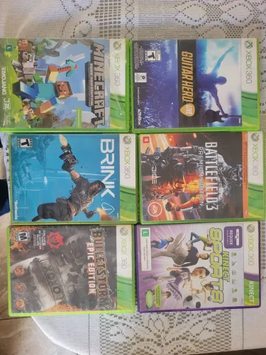 Vendo 6 jogos originais d xbox 360