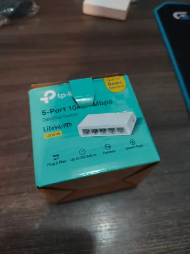 Switch 5 Portas Fast 10/100Mbps 2 Unidades TP-Link LiteWave Ls1005 Smb Cor Branco