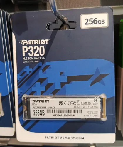 SSD NVME 256gb patriot p320