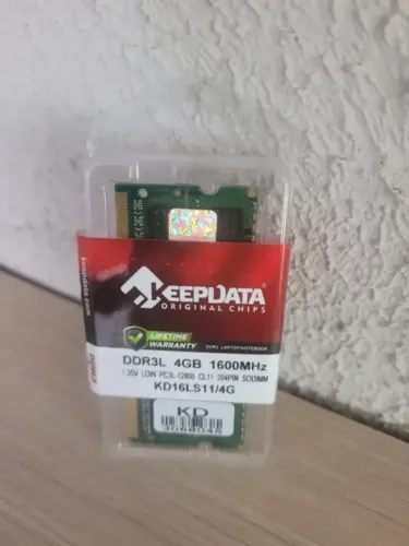 Memoria notebook ddr3 4gb 12800 10600 so 65 garantia 1 ano temos 8gb ssd novos