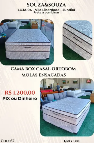 CAMA BOX CASAL Ortobom 