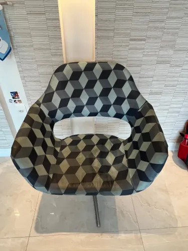 Poltronas estofadas