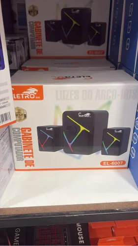 kit 3 caixas de som para pc - Entrega Rápida!!