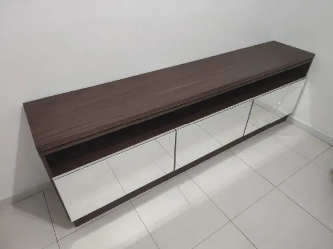 Rack de madeira para TV - Usado