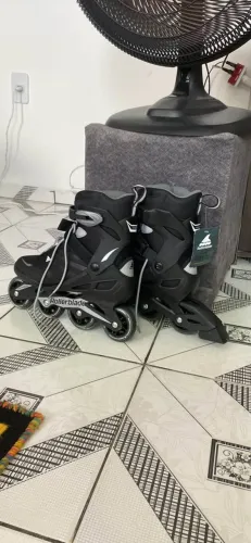 Patins Rollerblade Zetrablade Black Ajustável 36 ao 44 | NOVO