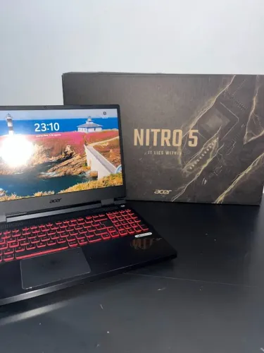 Notebook Gamer Acer Nitro 5 RTX 3050 i5 12ª Ger. 8GB SSD 512GB 144Hz