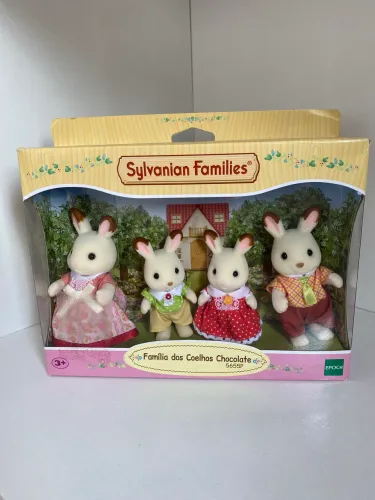 Sylvanian Families - Família dos Coelhos Chocolate