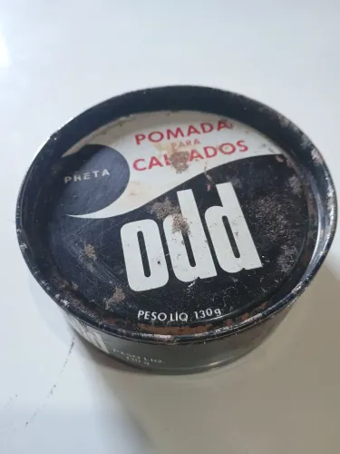 Antiga Lata de Pomada para Calçados - ODD