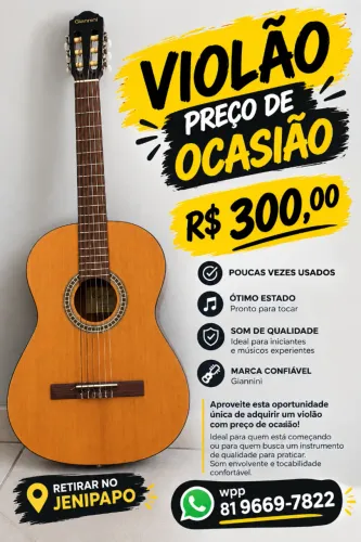 Violão Giannini - Pouco Usado