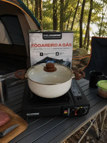 Fogareiro camping, fogão portatil