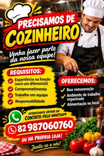 Cozinheiro horário nortuno