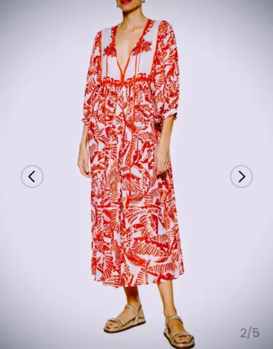 Vestido cropped passeio de rio-Farm-P
