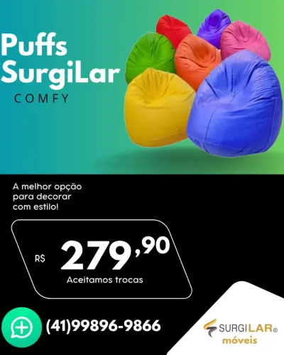 A MELHOR PROMOÇÃO DOS PUFFS SURGILAR 