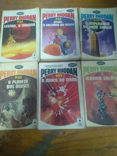 LIVRO BOLSO PERRY RHODAN LOTE