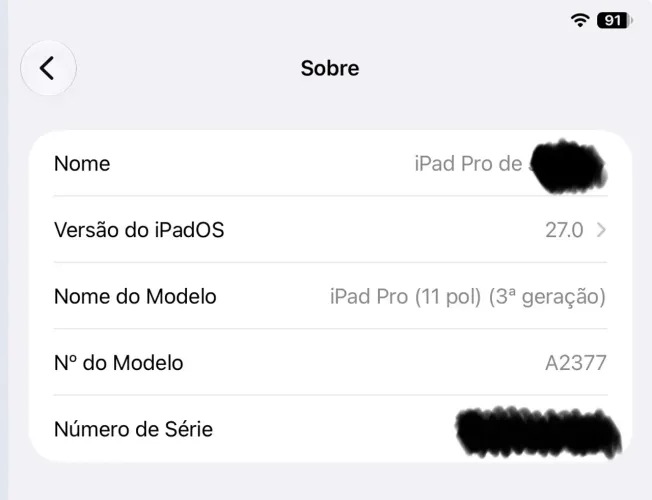 iPad Pro impecável