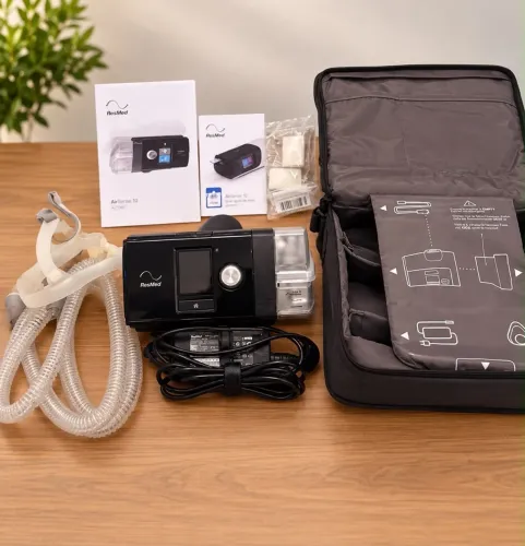 CPAP ResMed AirSense 10 AutoSet + Umidificador - Apenas 58 Horas de Uso