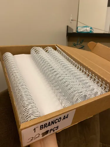 Wire-o 1? Branco A4 2x1 32 unidades