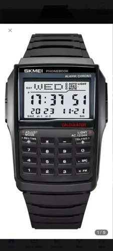 Relógio calculadora