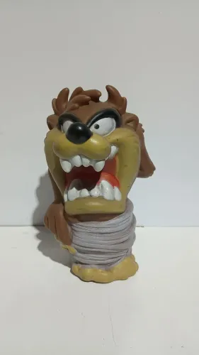 Boneco taz-mania anos 90 mede 16 cm 