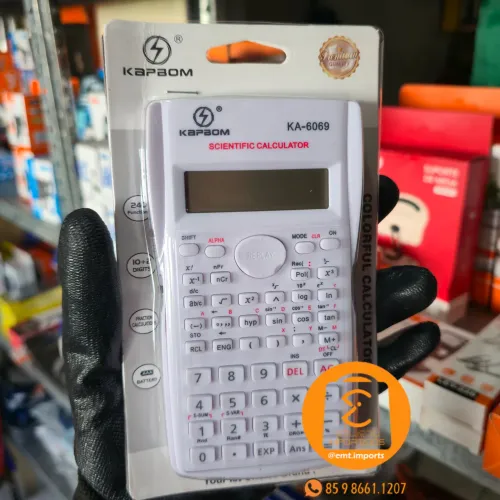 Calculadora Científica, Multifuncional 240 funções, 12 dígitos