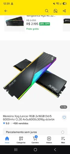 32gb ddr5 xpg lancer 6000cl30