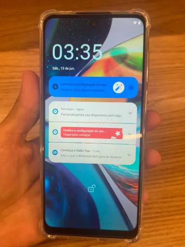 Moto G22 funcionando tudo perfeitamente